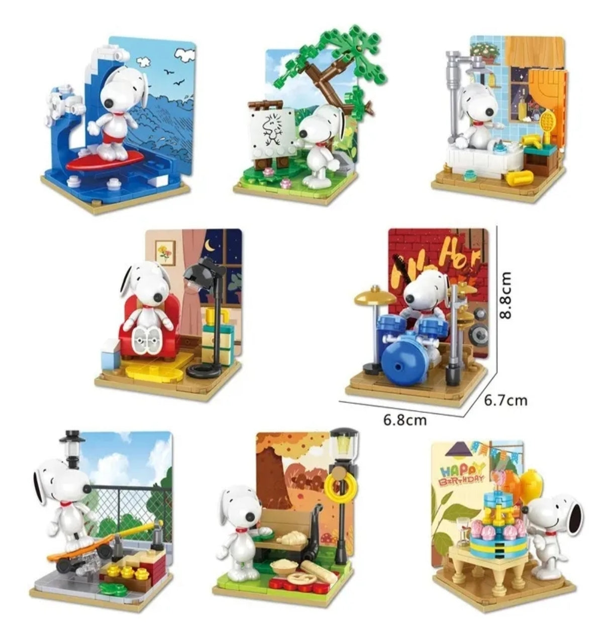 Bloques de Construcción Perrito Snoopy