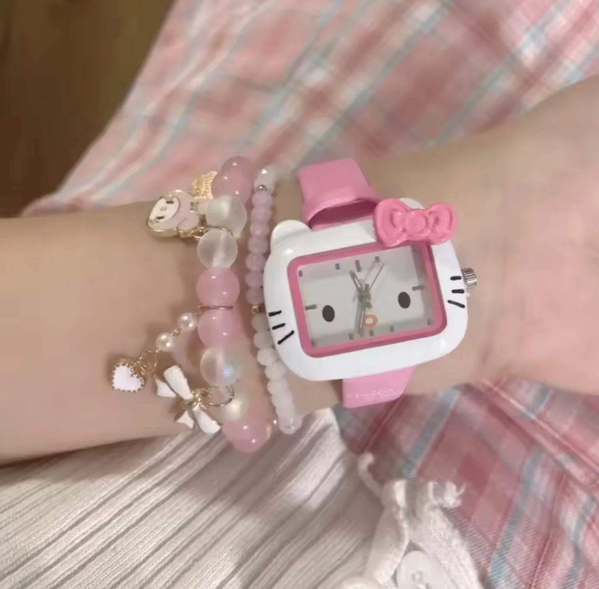 Reloj de Pulsera Diseño Gatita Kitty
