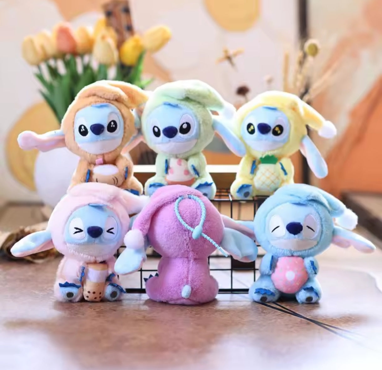 Peluche tipo Labubu Stitch