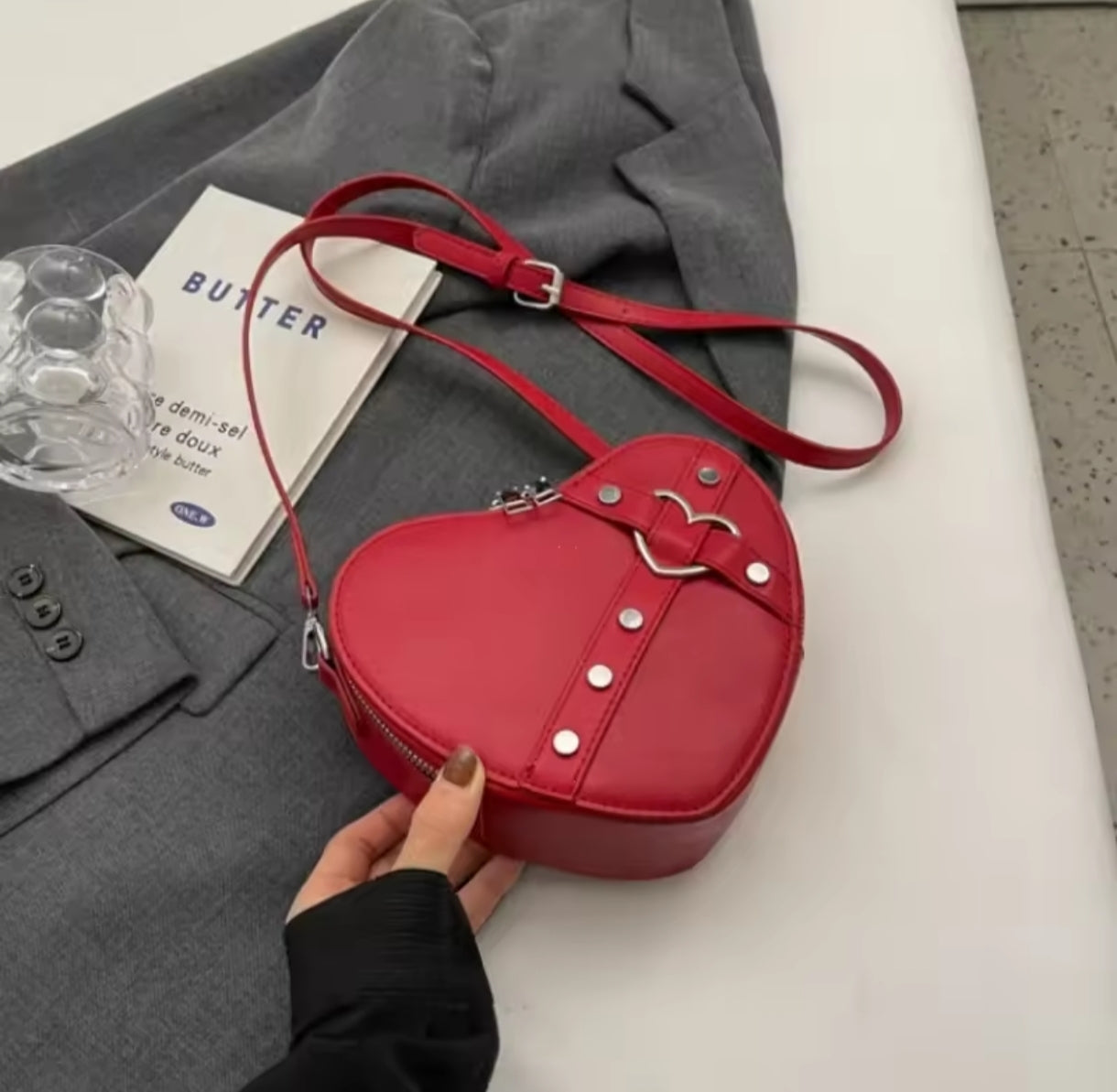 Banderola Mujer Adolescente Diseño Corazón Juvenil