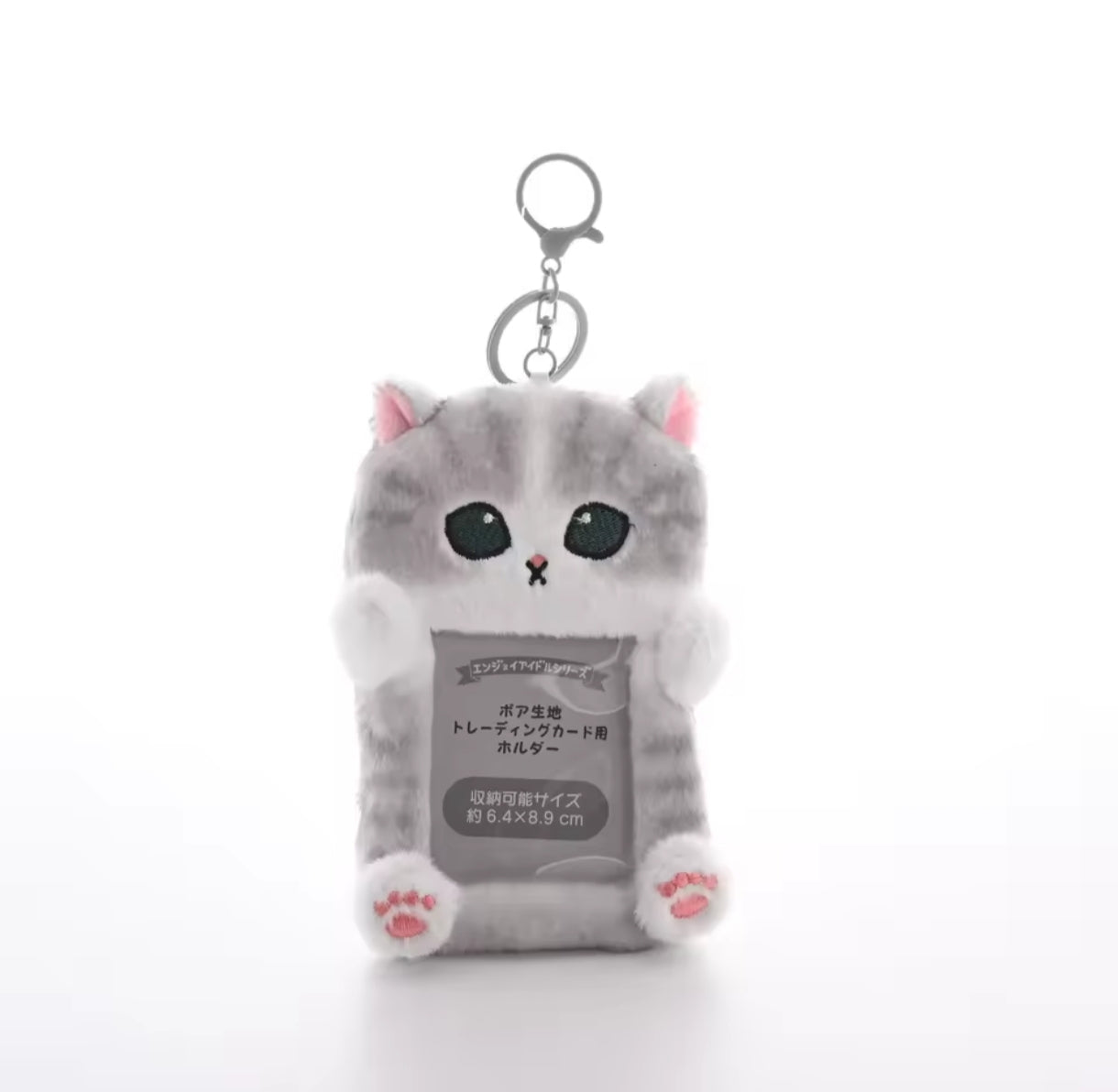 Porta Credencial de Gatito kawaii Tierno