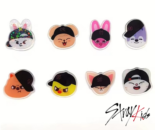 Set de Broches Acrílicos Grupo K-pop