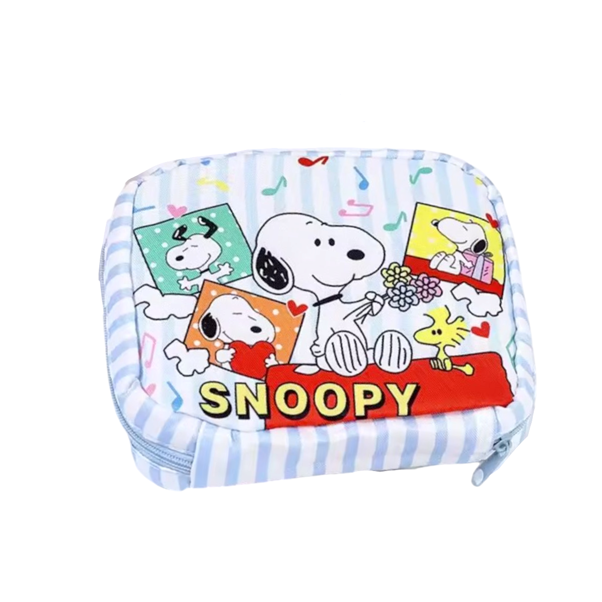 Bolsito cuadrado diseño Perrito Snoopy