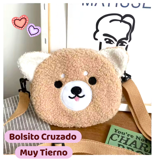 Bolsito de Oso Cruzado Marrón