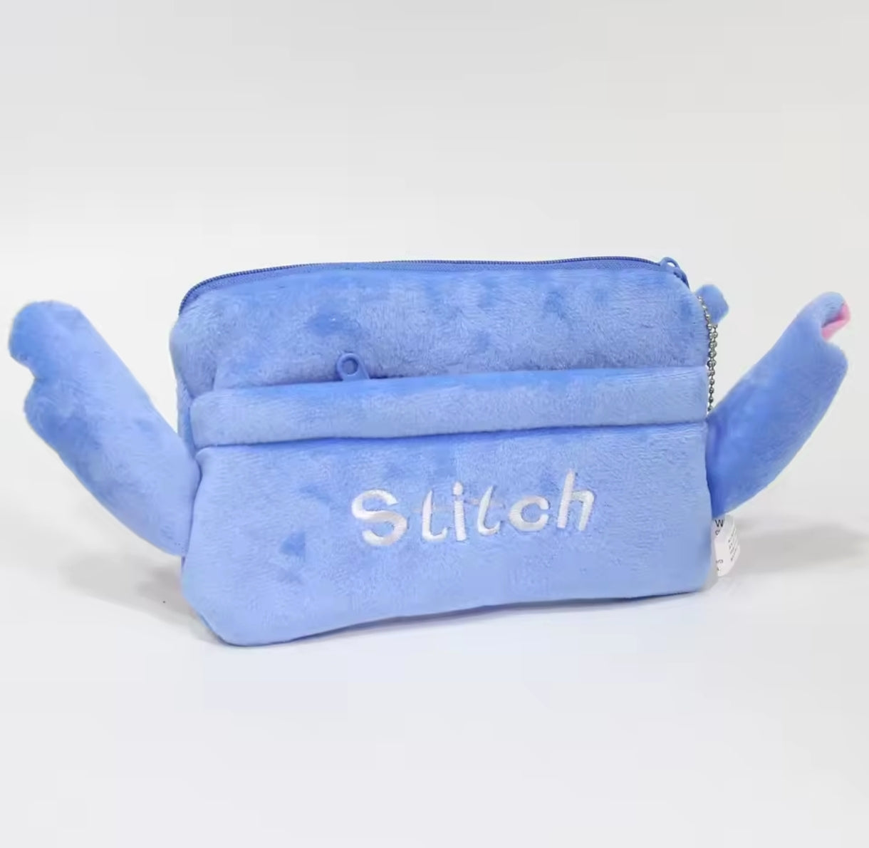 Estuche cosmetiquero diseño tipo Stitch felpa