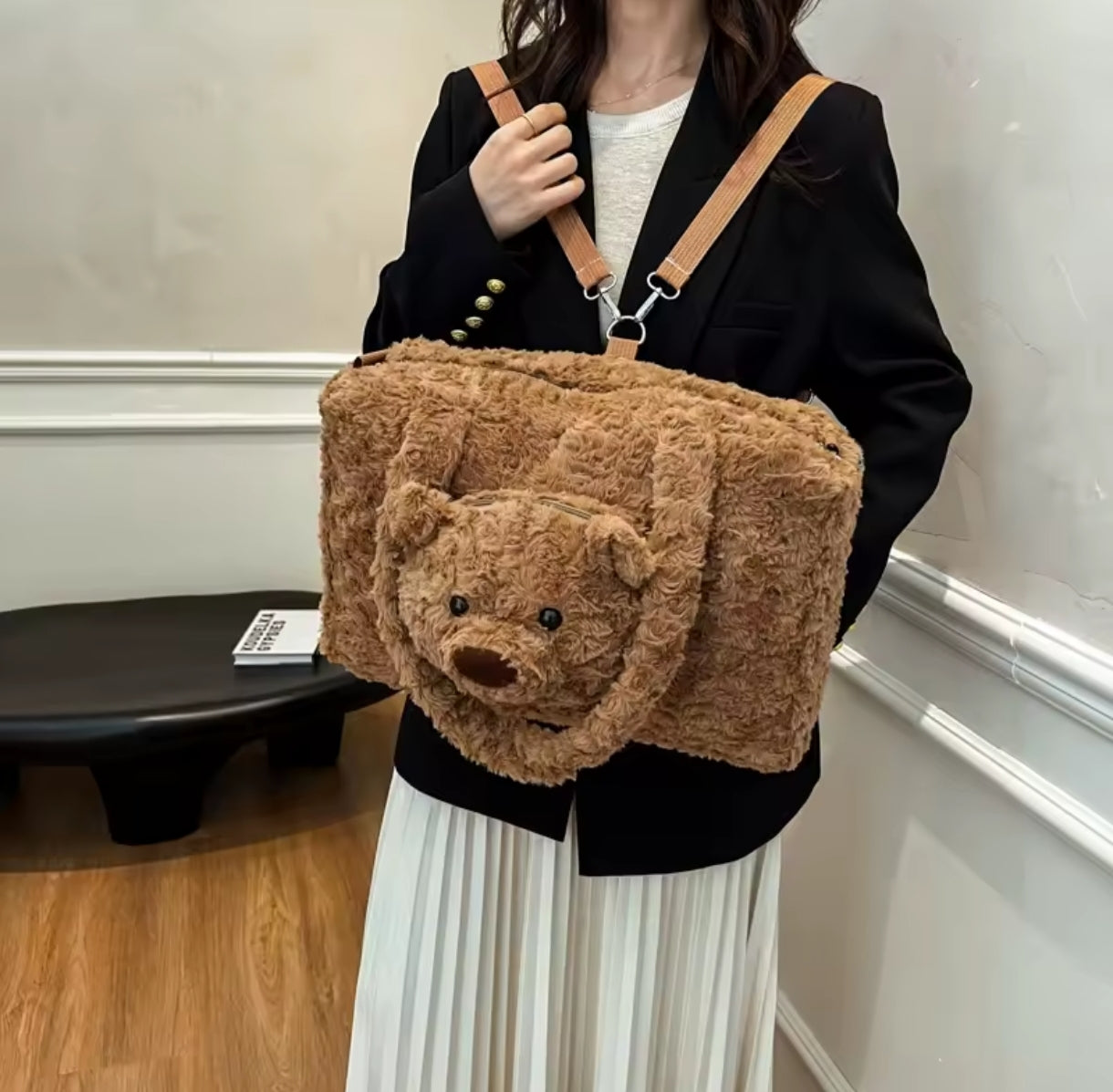 Bolso Mochila de Osito Moda Adolescentes y Niñas