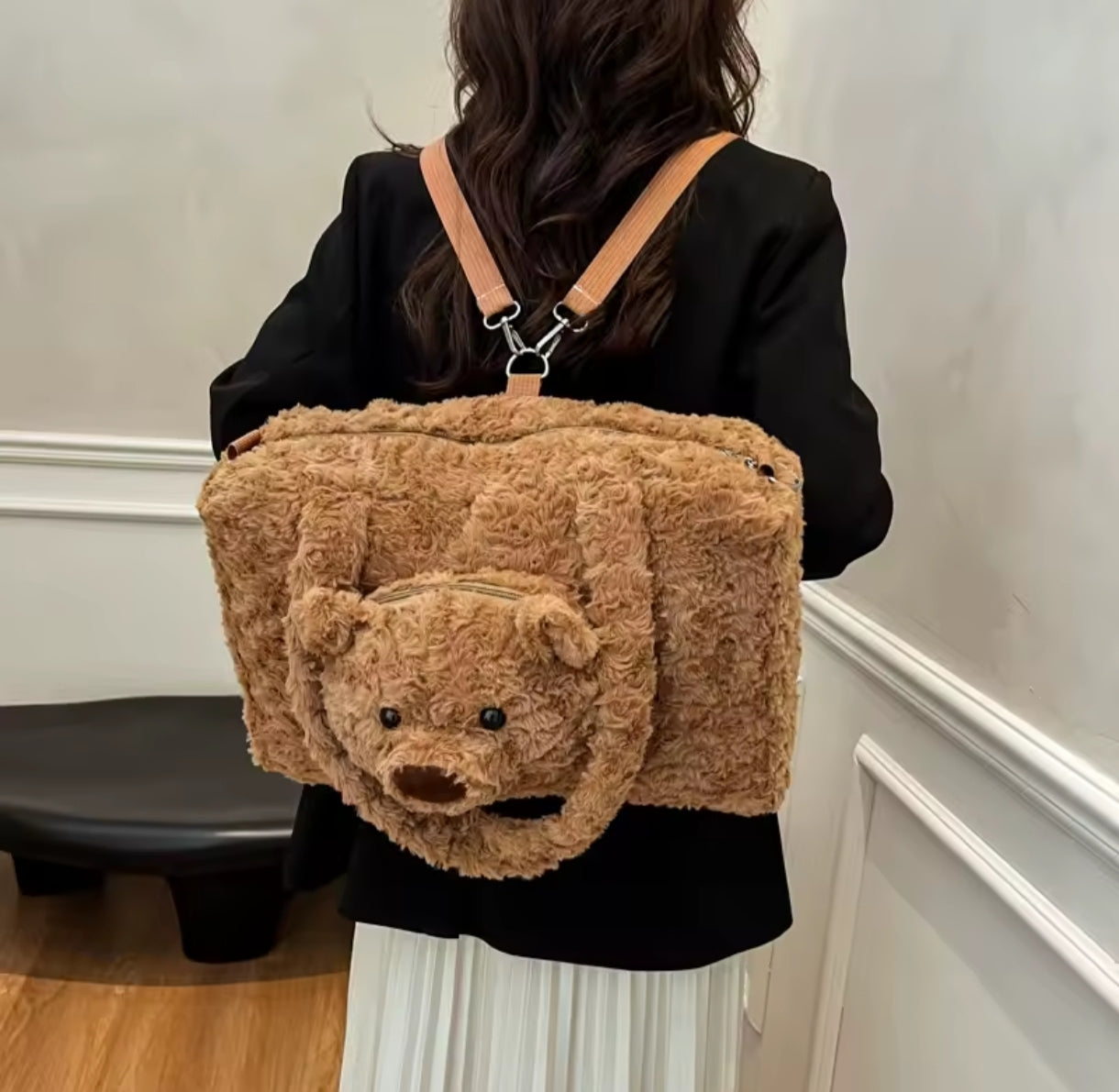 Bolso Mochila de Osito Moda Adolescentes y Niñas