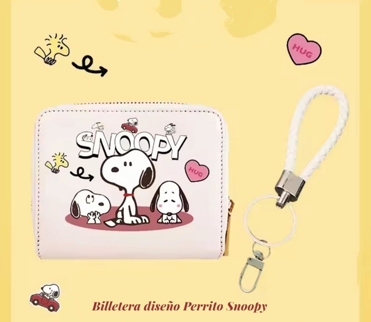 Billetera diseño Perrito con cierre