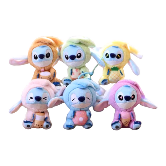Peluche tipo Labubu Stitch
