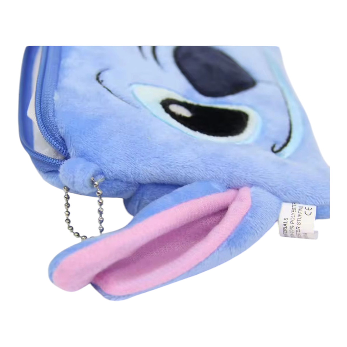 Estuche cosmetiquero diseño tipo Stitch felpa