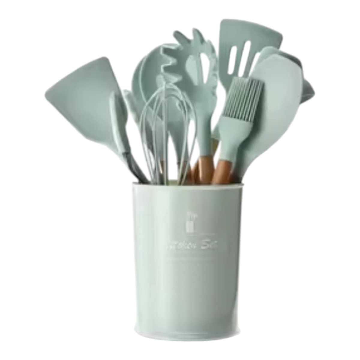 Set 12 Pcs Utensilios de Cocina de Silicona