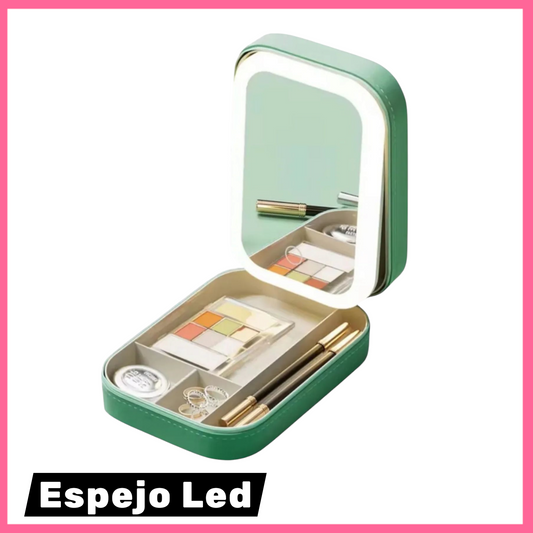 Cosmetiquero con Espejo Led, ideal para Maquillarse